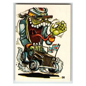 Fantastic Odd Rods Vintage Kustom Kulture Monster Hot Rod Sticker Single #36